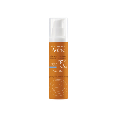 Avene solar fluido spf 50+ 50 ml toque seco